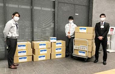 神戸市への医療物資支援